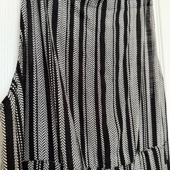 Black and White Striped Romper - Picture 2 of 7